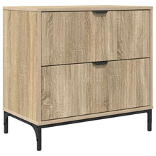 Nachtkastje Sonoma eiken 63.5 x 36 x 61 cm Bewerkt hout