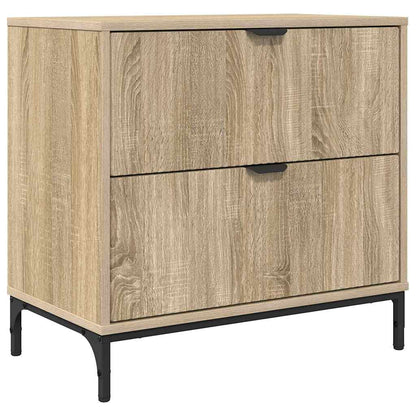 Nachtkastje Sonoma eiken 63.5 x 36 x 61 cm Bewerkt hout