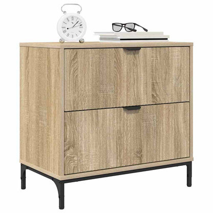 Nachtkastje Sonoma eiken 63.5 x 36 x 61 cm Bewerkt hout