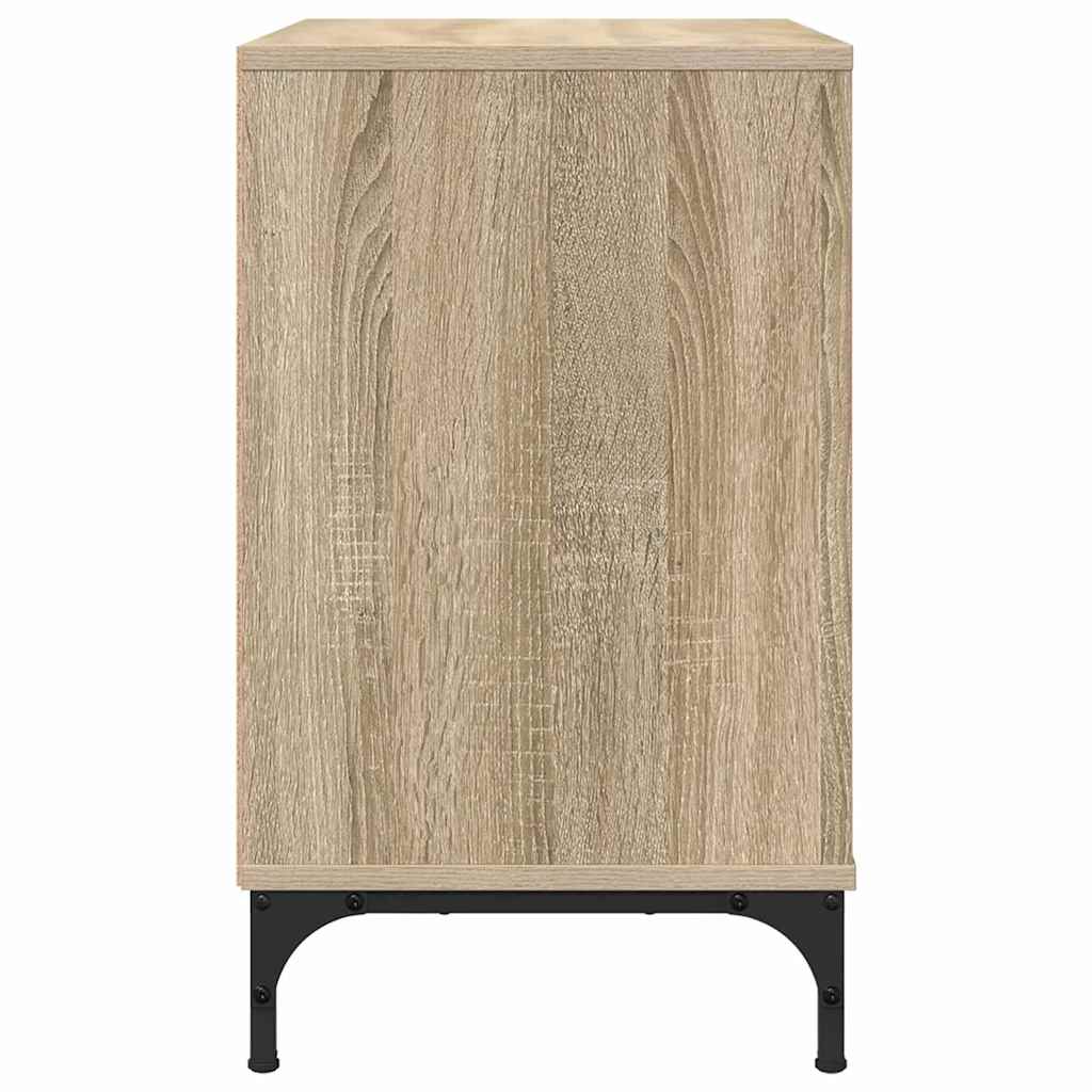 Nachtkastje Sonoma eiken 63.5 x 36 x 61 cm Bewerkt hout