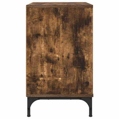 Nachtkastje Gerookt eiken 63.5 x 36 x 61 cm Bewerkt hout