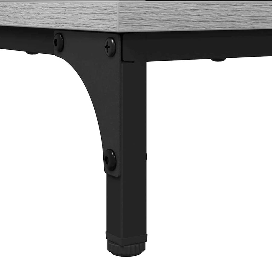 Nachtkastje Grijs sonoma 63.5 x 36 x 61 cm Bewerkt hout