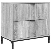 Nachtkastje Grijs sonoma 63.5 x 36 x 61 cm Bewerkt hout