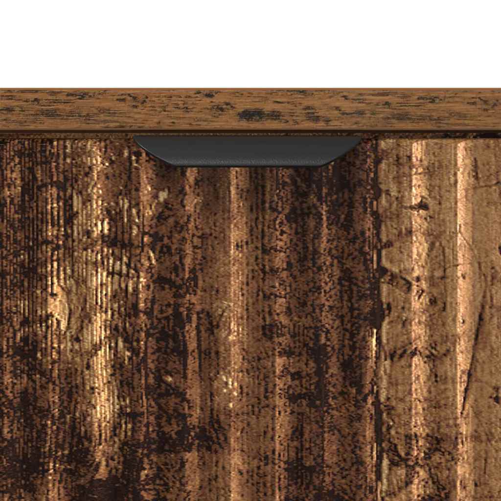 Nachtkastje met lade Oud hout 63.5 x 36 x 61 cm Bewerkt hout