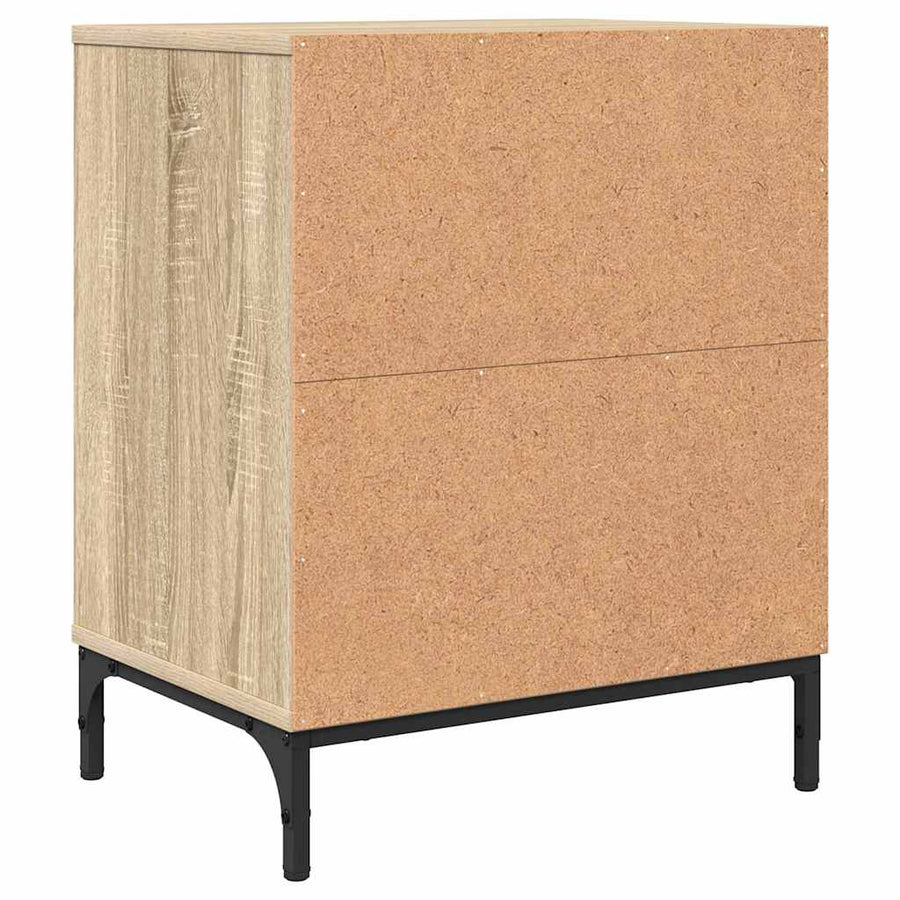met lade Sonoma eiken 49 x 36 x 61 cm Bewerkt hout