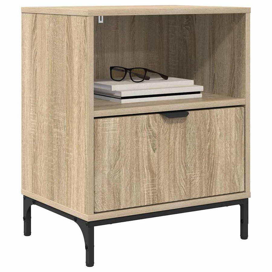 met lade Sonoma eiken 49 x 36 x 61 cm Bewerkt hout