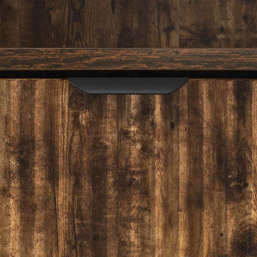 met lade Gerookt eiken 49 x 36 x 61 cm Bewerkt hout
