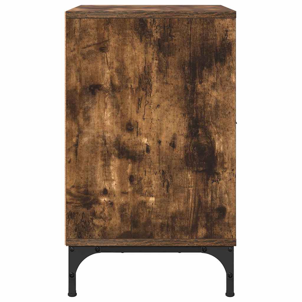 met lade Gerookt eiken 49 x 36 x 61 cm Bewerkt hout