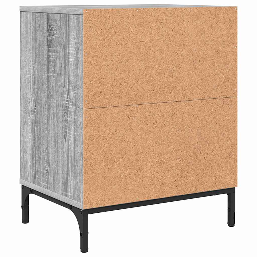 met lade Grijs sonoma 49 x 36 x 61 cm Bewerkt hout