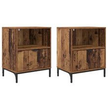 met lade 2 pcs Oud hout 49 x 36 x 61 cm Bewerkt hout