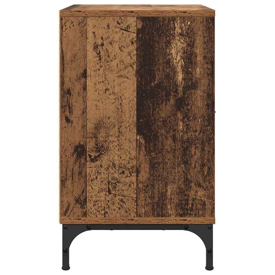 met lade 2 pcs Oud hout 49 x 36 x 61 cm Bewerkt hout