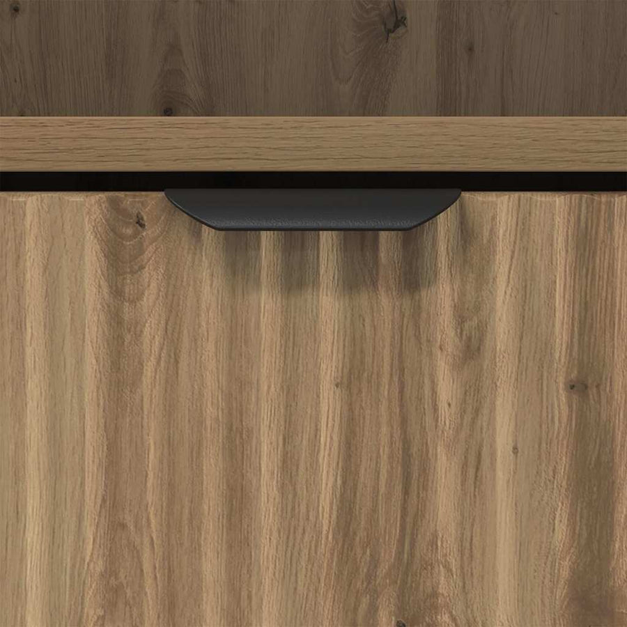 2 pcs artisanaal eikenkleurig 49 x 36 x 61 cm Bewerkt hout