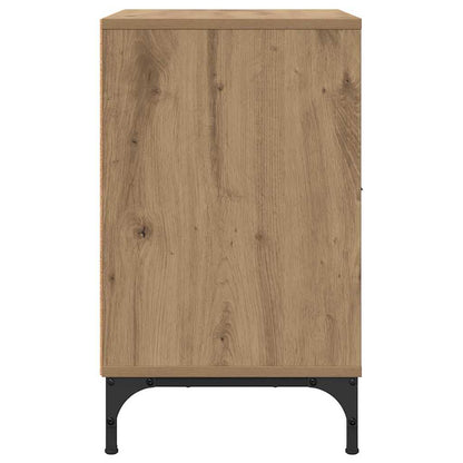 2 pcs artisanaal eikenkleurig 49 x 36 x 61 cm Bewerkt hout