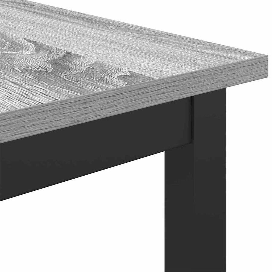 Tafel Grijs Sonoma 100 x 40 x 100,5 cm Engineered hout en staal