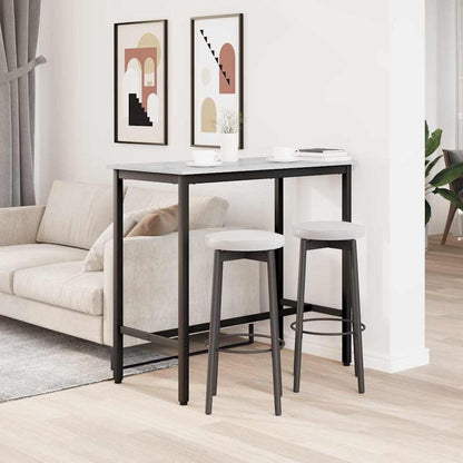 Tafel Grijs Sonoma 100 x 40 x 100,5 cm Engineered hout en staal