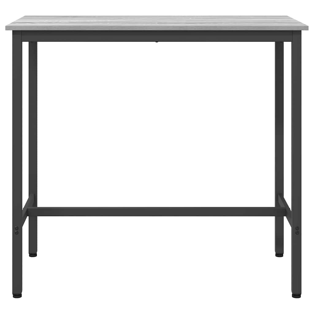 Tafel Grijs Sonoma 100 x 40 x 100,5 cm Engineered hout en staal