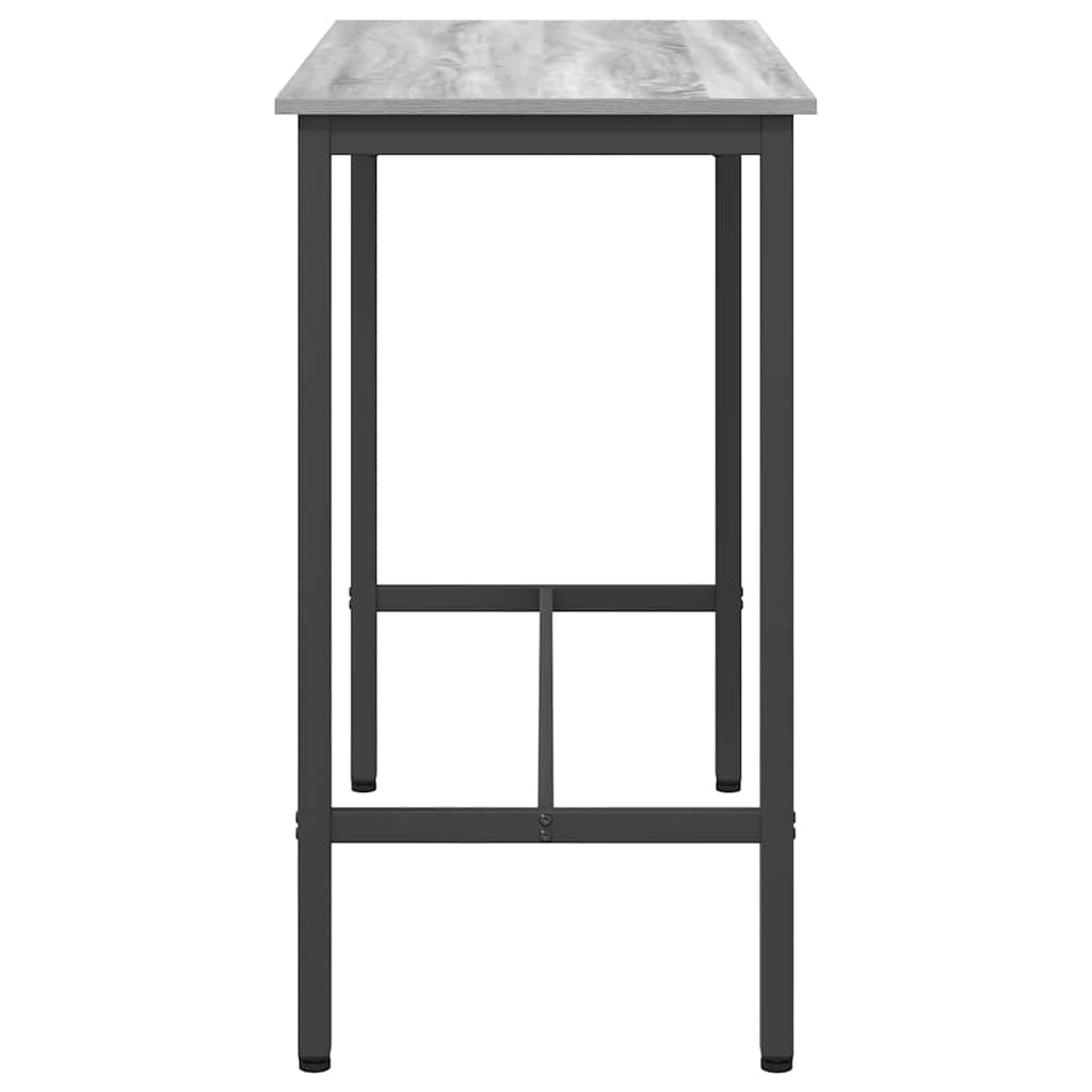 Tafel Grijs Sonoma 100 x 40 x 100,5 cm Engineered hout en staal