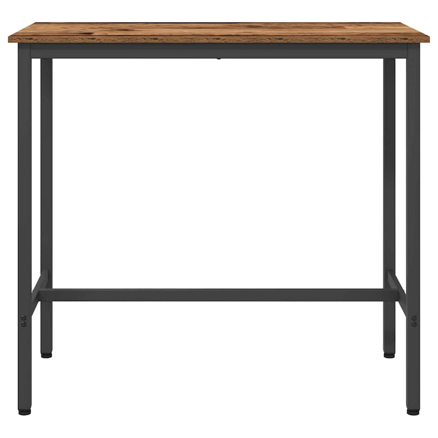 Tafel Oudhout 100 x 50 x 90,5 cm Engineered hout en staal