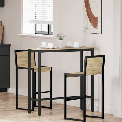 Tafel Sonoma Eiken 100 x 50 x 90,5 cm Engineered hout en staal