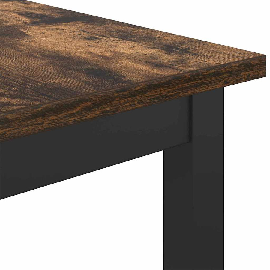 Tafel Gerookt eiken 100 x 40 x 90,5 cm Engineered hout en staal