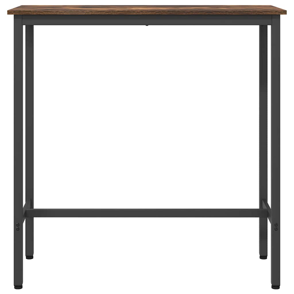 Tafel Gerookt eiken 100 x 40 x 90,5 cm Engineered hout en staal