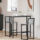 Tafel 100x40x100.5 cm grijs sonoma engineered hout staal