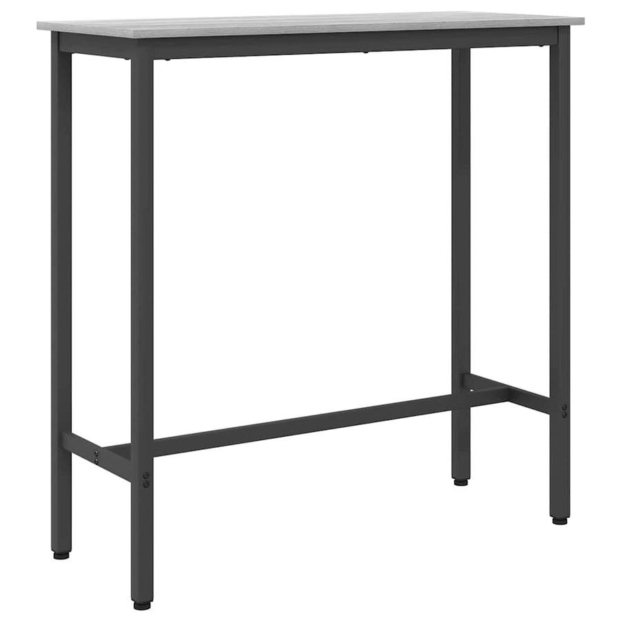 Tafel Grijs Sonoma 100 x 40 x 100,5 cm Engineered hout en staal