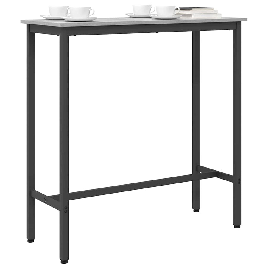 Tafel Grijs Sonoma 100 x 40 x 100,5 cm Engineered hout en staal