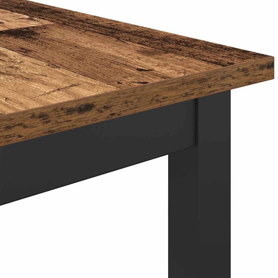 Tafel Oudhout 100 x 40 x 100,5 cm Engineered hout en staal
