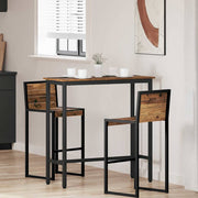 Tafel 100x40x100,5 cm engineered hout staal