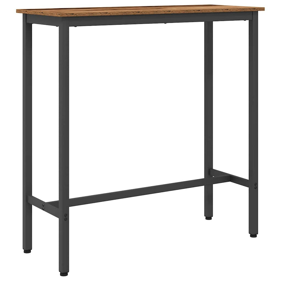 Tafel Oudhout 100 x 40 x 100,5 cm Engineered hout en staal