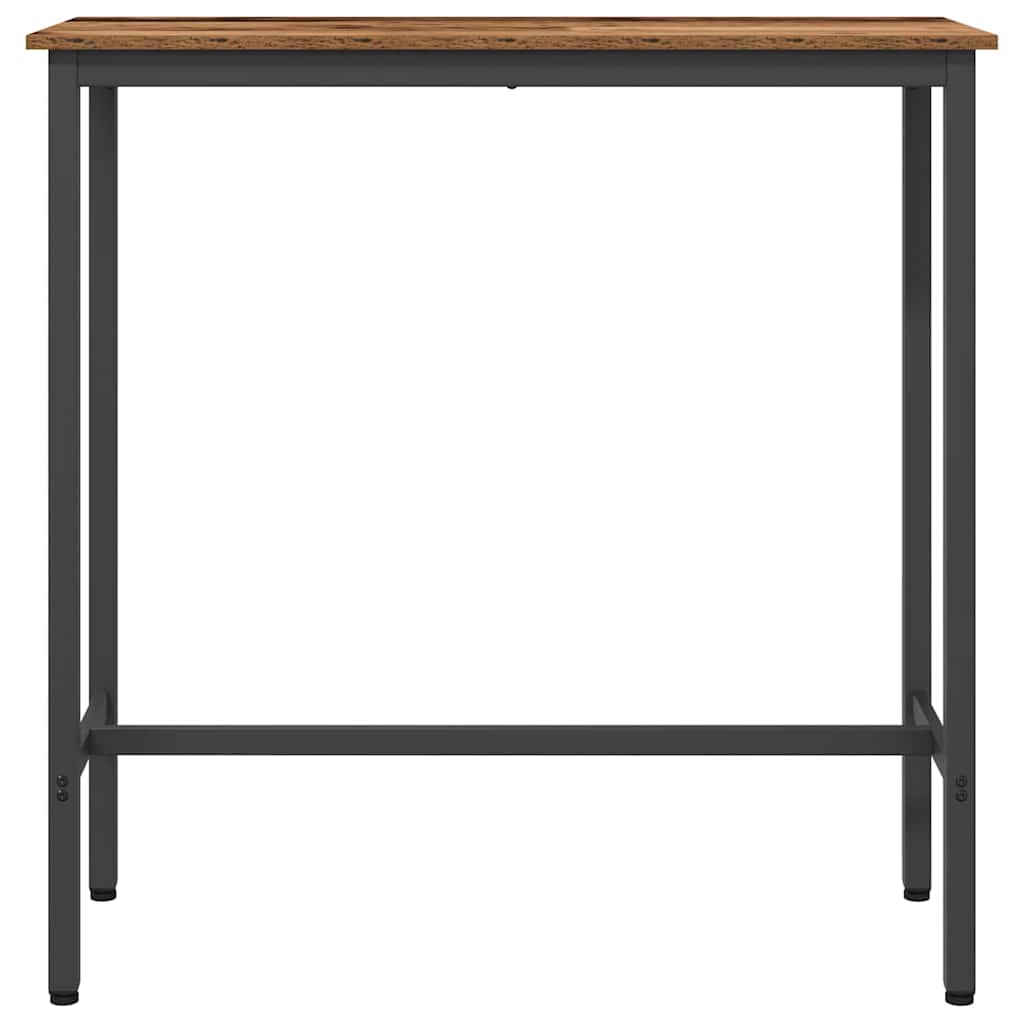 Tafel Oudhout 100 x 40 x 100,5 cm Engineered hout en staal