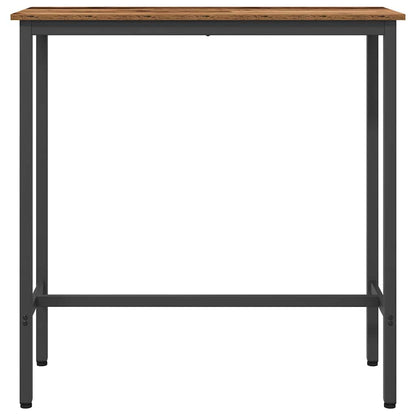 Tafel Oudhout 100 x 40 x 100,5 cm Engineered hout en staal