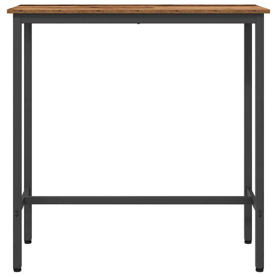 Tafel Oudhout 100 x 40 x 100,5 cm Engineered hout en staal