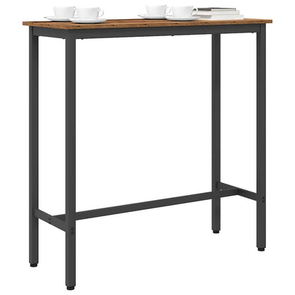 Tafel Oudhout 100 x 40 x 100,5 cm Engineered hout en staal