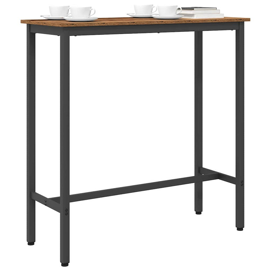 Tafel Oudhout 100 x 40 x 100,5 cm Engineered hout en staal