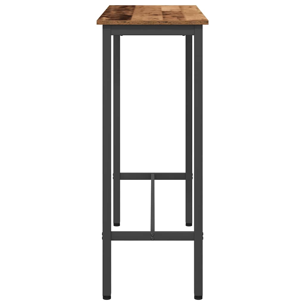 Tafel Oudhout 100 x 40 x 100,5 cm Engineered hout en staal