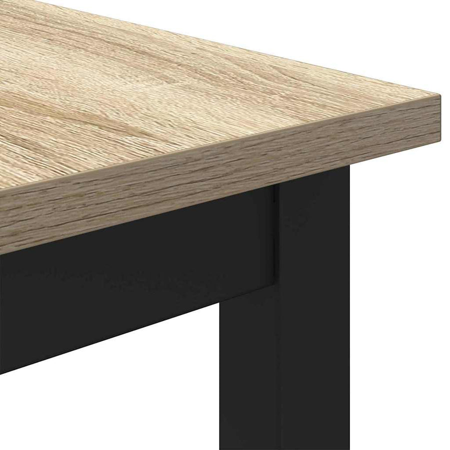Tafel Sonoma Eiken 100 x 50 x 76,5 cm Engineered hout en staal