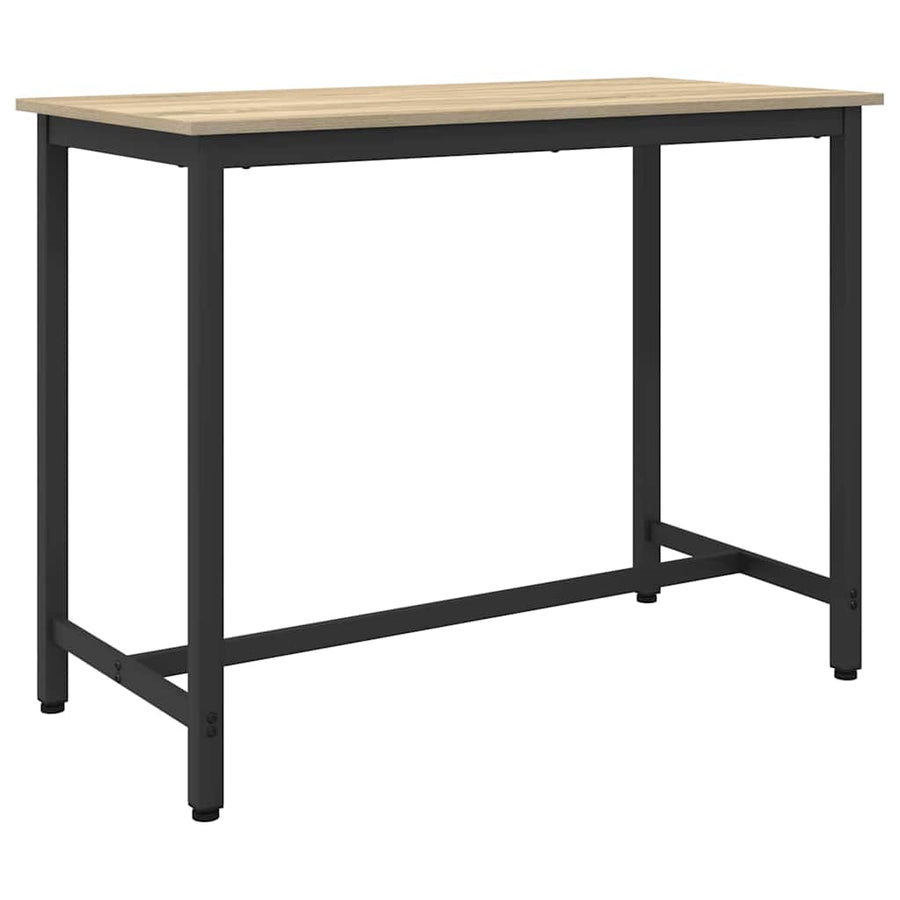 Tafel Sonoma Eiken 100 x 50 x 76,5 cm Engineered hout en staal
