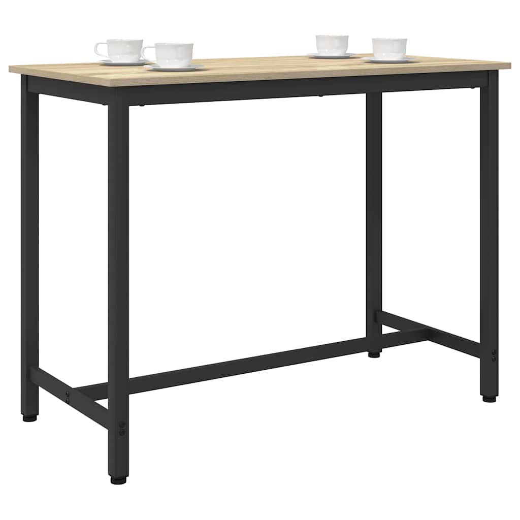 Tafel Sonoma Eiken 100 x 50 x 76,5 cm Engineered hout en staal