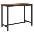 Tafel 100x50x76,5 cm engineered hout staal