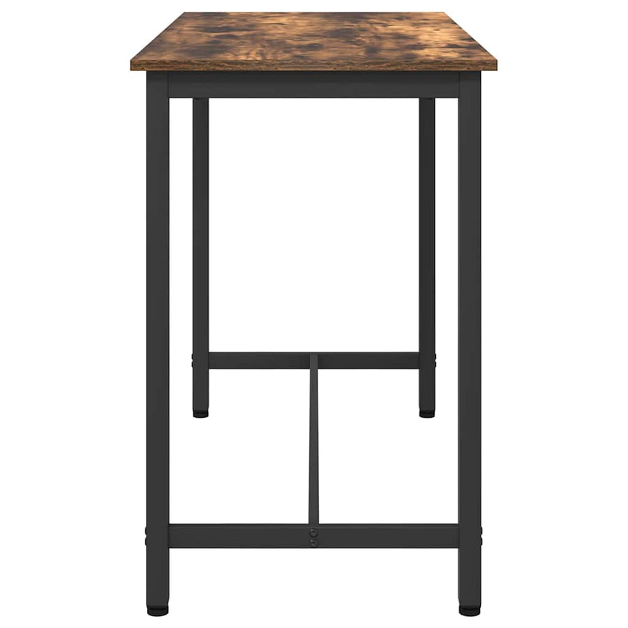 Tafel Gerookt eiken 100 x 50 x 76,5 cm Engineered hout en staal