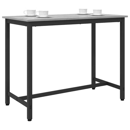 Tafel Grijs Sonoma 100 x 50 x 76,5 cm Engineered hout en staal