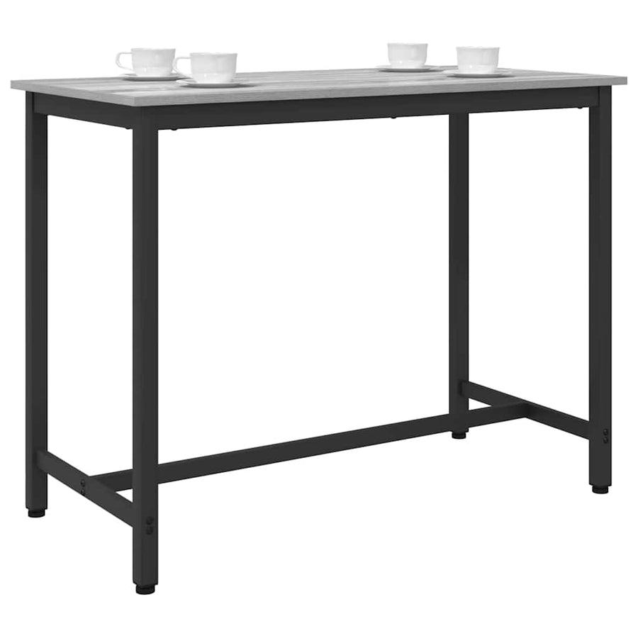Tafel Grijs Sonoma 100 x 50 x 76,5 cm Engineered hout en staal
