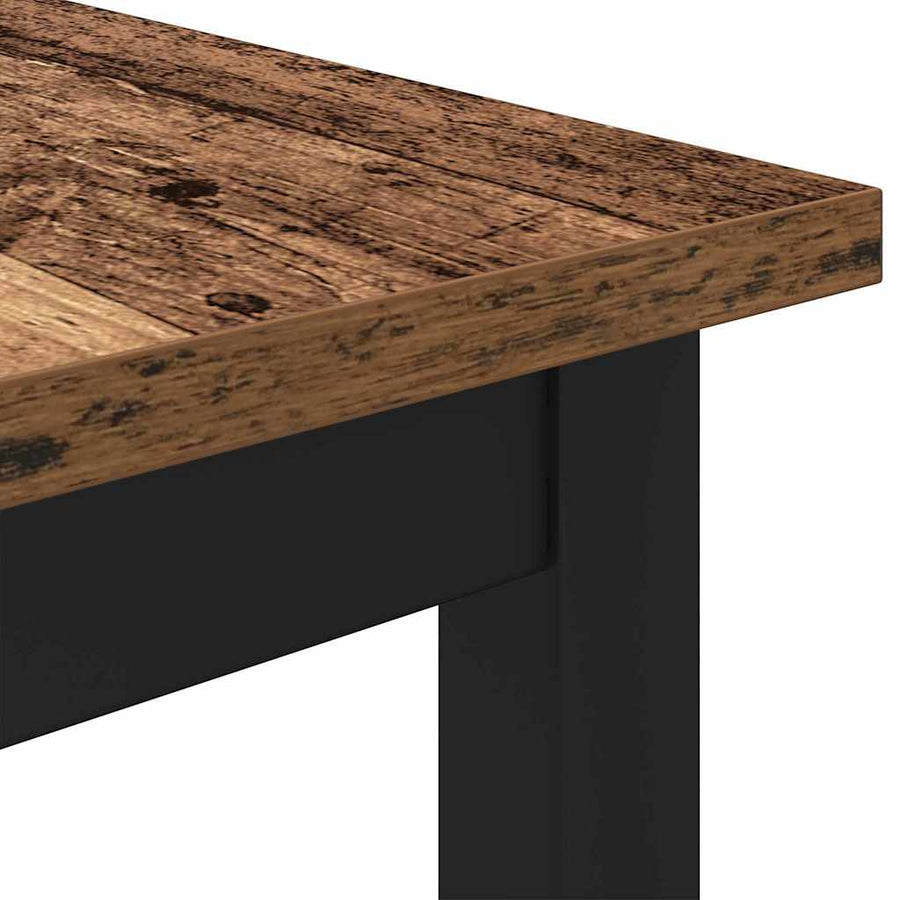 Tafel Oudhout 100 x 50 x 76,5 cm Engineered hout en staal