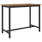 Tafel 100x50x76,5 cm engineered hout staal