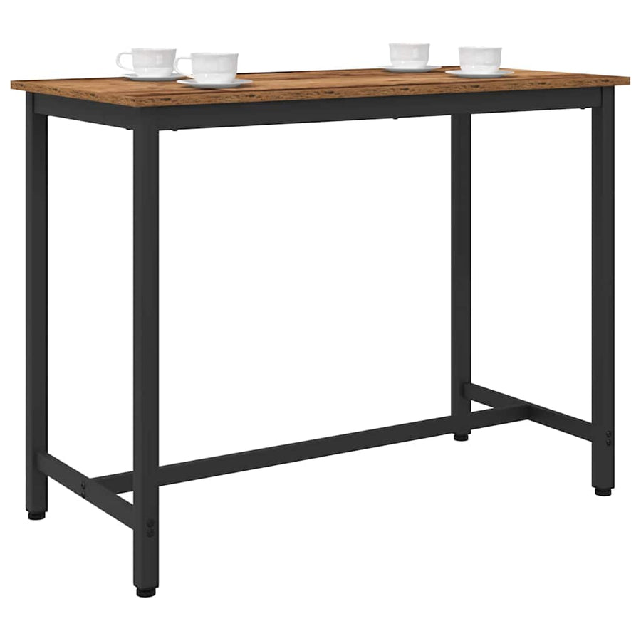 Tafel Oudhout 100 x 50 x 76,5 cm Engineered hout en staal