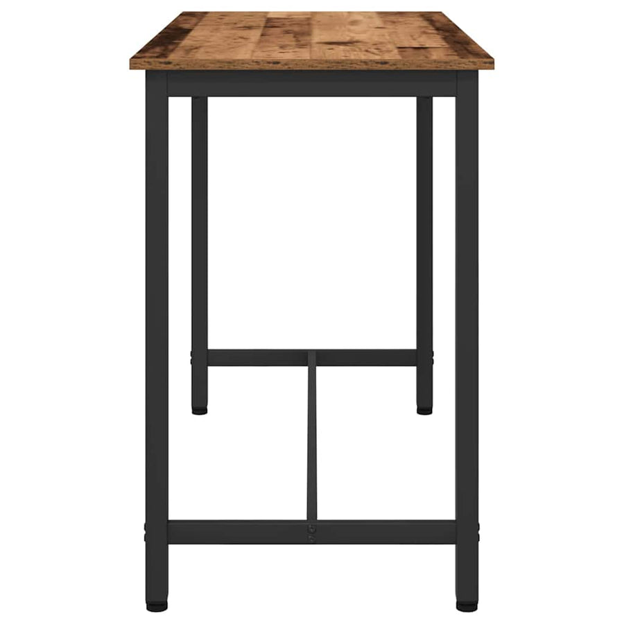 Tafel Oudhout 100 x 50 x 76,5 cm Engineered hout en staal