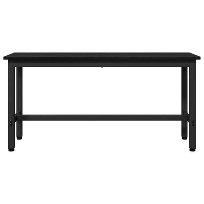 Eetbank Zwart Eiken 100 x 32,5 x 48,5 cm