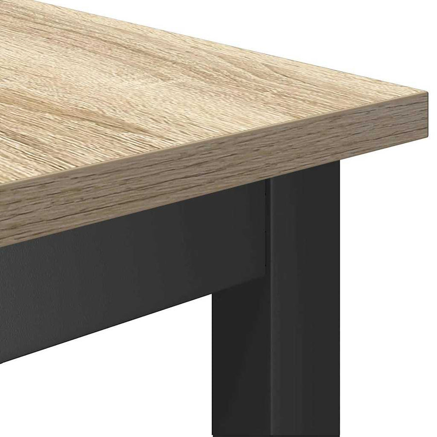 Eetbank 2 pcs Sonoma Eiken 100 x 32,5 x 48,5 cm